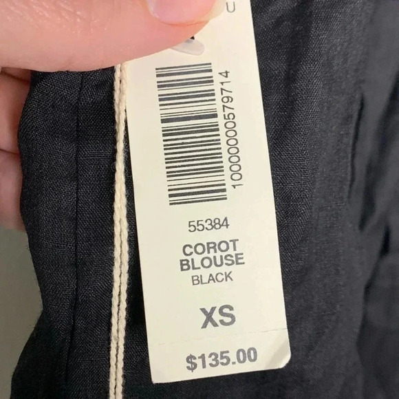 Aritzia Wilfred Corot blouse black xs - Picture 7 of 10